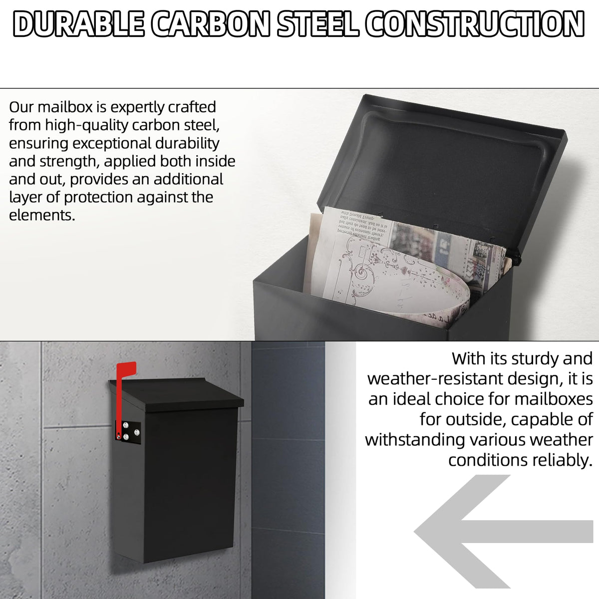 TonGass pre-drilled holes simplify quick wall-mount installation.