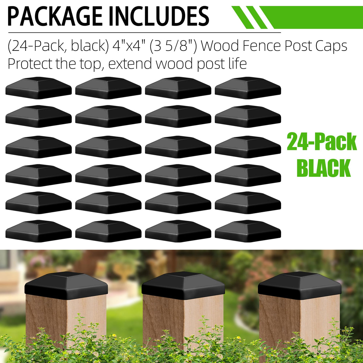 TonGass bundled caps highlight bulk value for fences and decks.