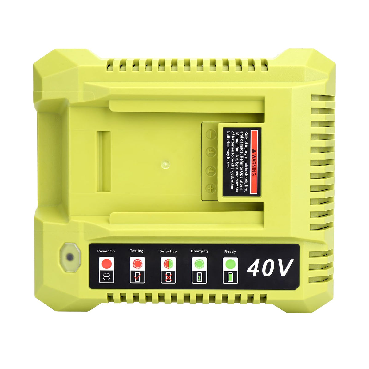 Tongshcorp compact charger design for easy storage at job sites