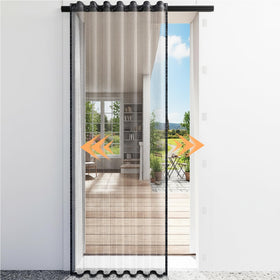 Tonho Dawnhawk magnetic screen door with sliding track for smooth entry and breeze
