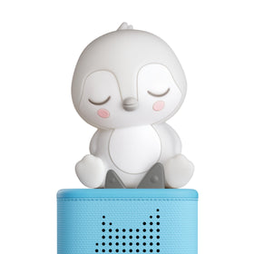 Tonies Sleepy Penguin Night Light on Toniebox creates a calm bedtime moment.