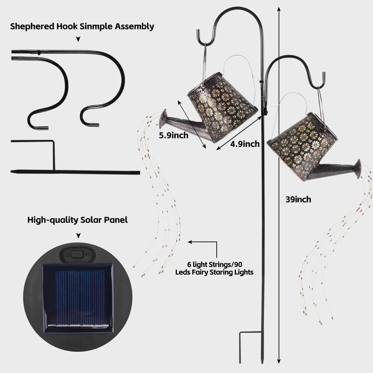 Tonitrui easy-installation set helps secure lights in lawn or garden