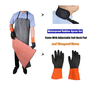 TonLing adjustable neck pad on the apron adds long-wearing comfort.