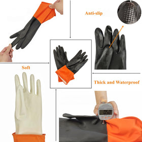 TonLing long waterproof apron keeps you dry during tasks.
