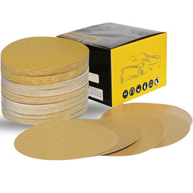 Tonmp 100-piece 6-inch PSA discs pack for versatile sanding tasks