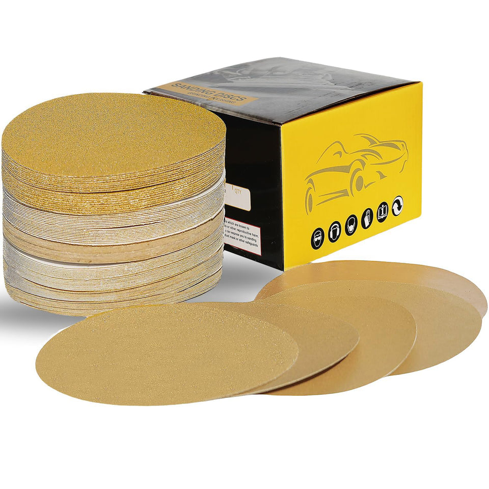 Tonmp 100-piece 6-inch PSA discs pack for versatile sanding tasks