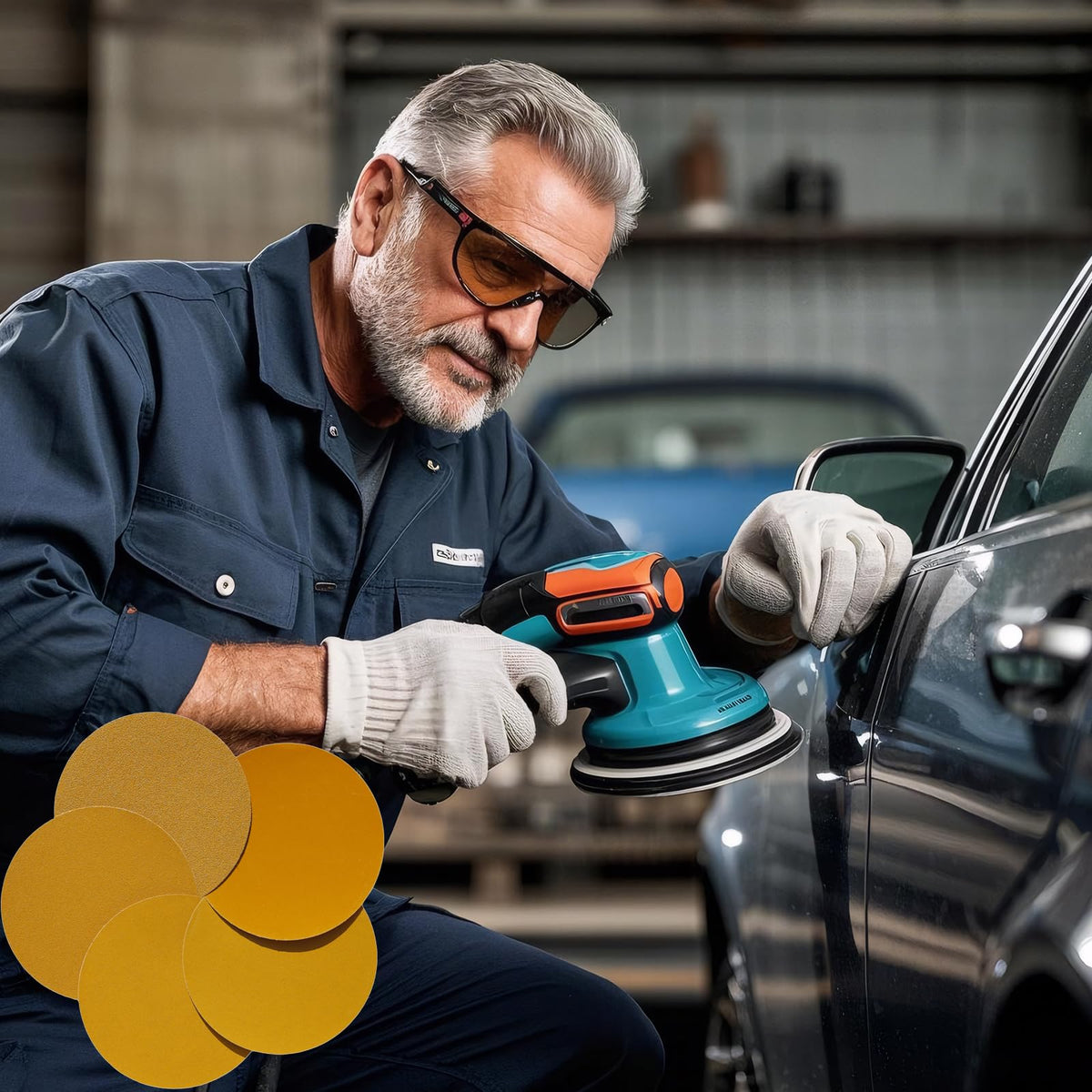 Tonmp 400-grit PSA sanding disc
