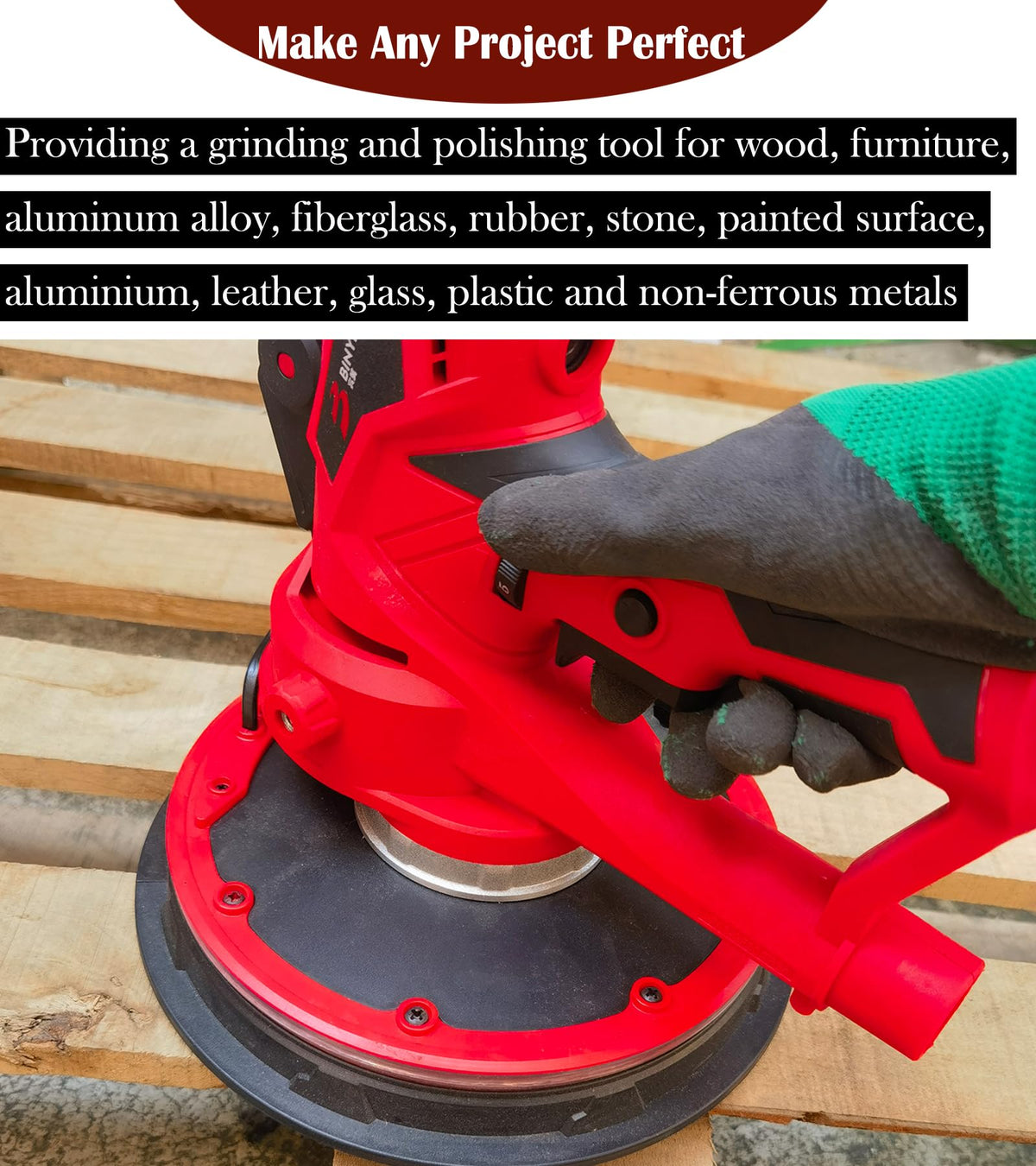 Tonmp 240-grit 7-inch disc pack for final finish and prep.