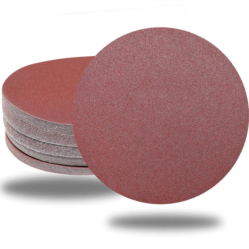 Tonmp 7-inch hook-and-loop sanding disc for quick tool changes.