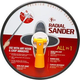 Tonmp drywall sander with 360° swivel head enables versatile, smooth sanding.