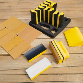 Tonmp tools prepare woodwork projects with consistent sanding results