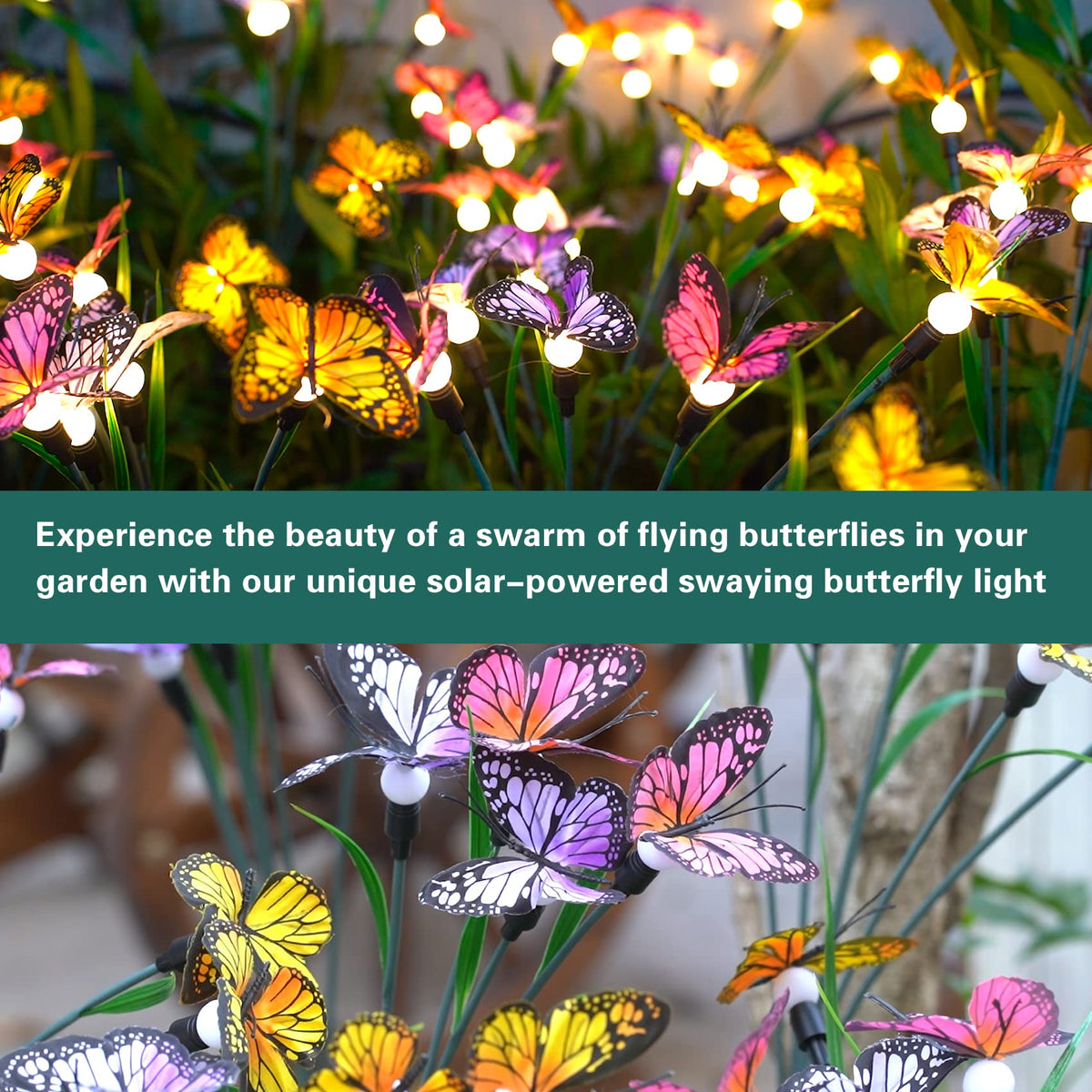 TONULAX butterfly lights are easy to assemble for quick setup.
