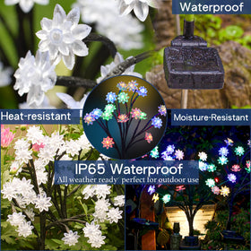 TONULAX Solar Garden Lights outdoor decor suited for patios, gardens, and events.