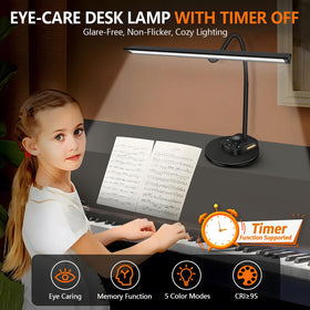 Five color modes with stepless dimming for customizable lighting