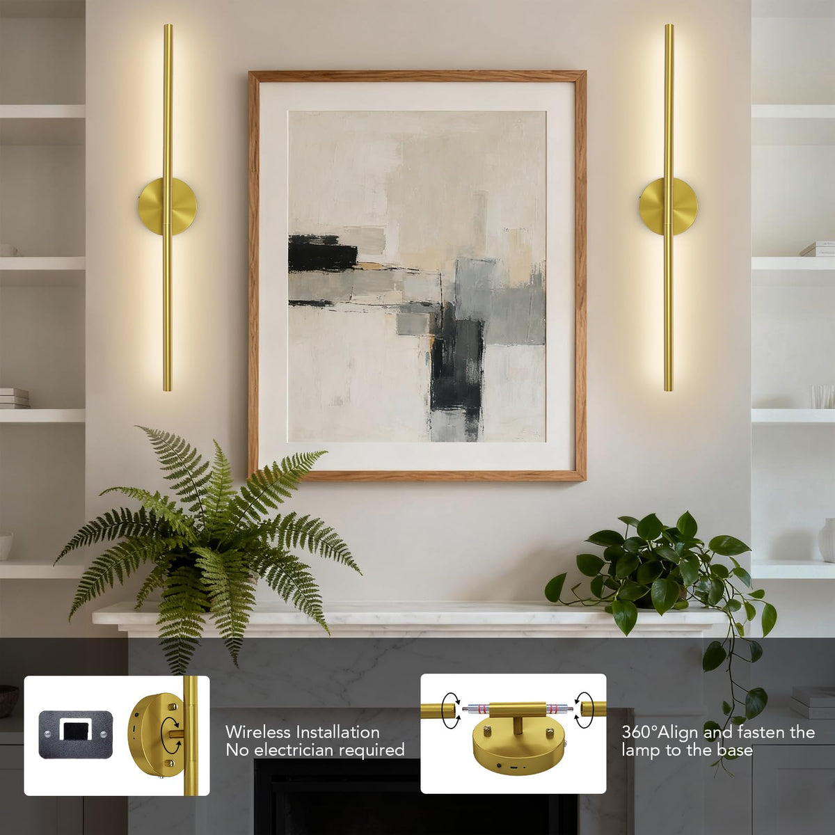 Tonyful sconce offers 3 color temps and dimming for mood lighting.