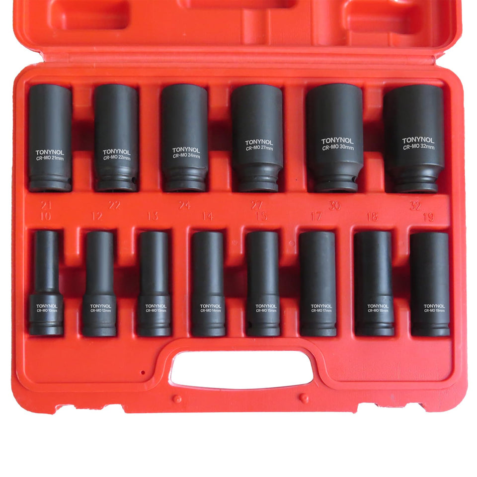 TONYNOL 10mm deep-drive socket for precise metric fastener work.