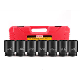 TONYNOL 1/2-inch drive socket set in red case, organized for quick access.