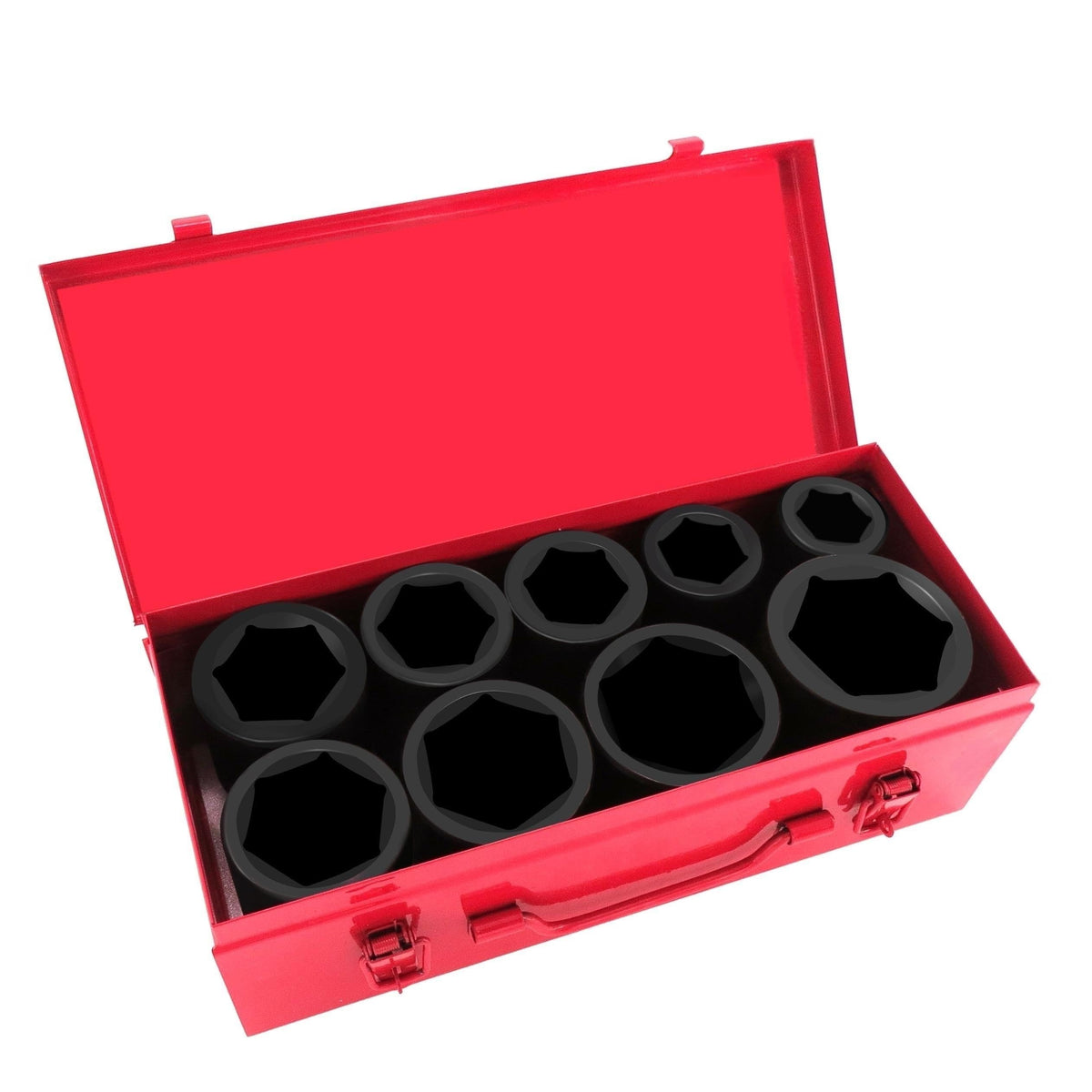 TONYNOL 1in drive deep impact socket set for heavy-duty truck and tractor fasteners
