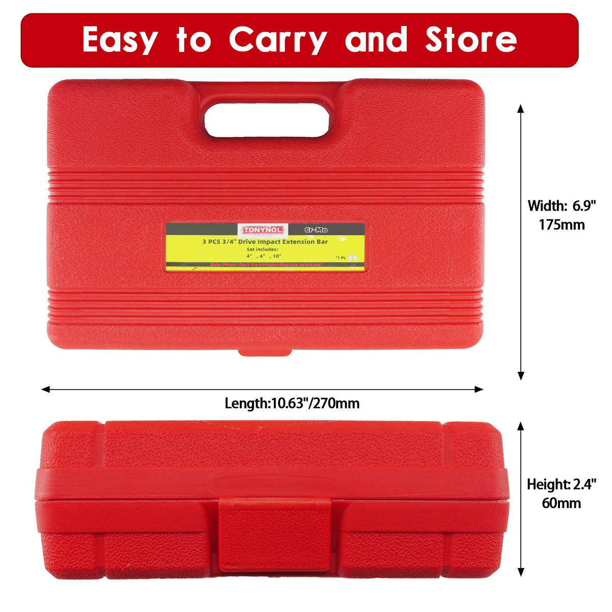 TONYNOL ball detent system keeps sockets secure on the drive