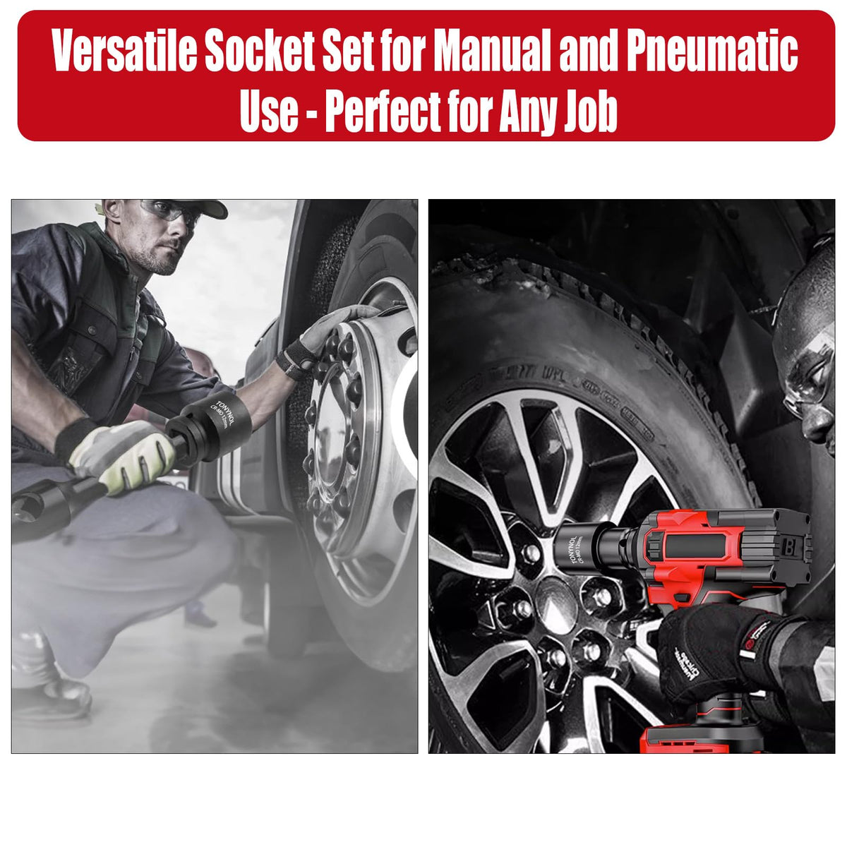 TONYNOL CR-MO steel construction offers durability and abrasion resistance.