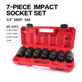 TONYNOL deep sockets show sizes from 1-1/16 in to 1-5/8 in, ready for tough jobs.