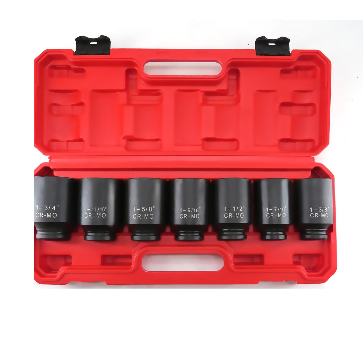 TONYNOL durable red storage case keeps sockets organized and portable.