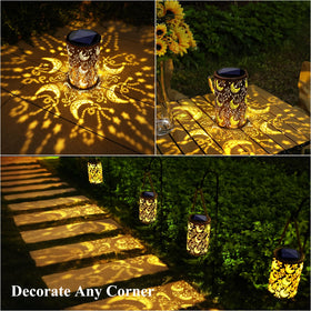 Toodour Solar Lantern auto-on-off modes illuminate at dusk