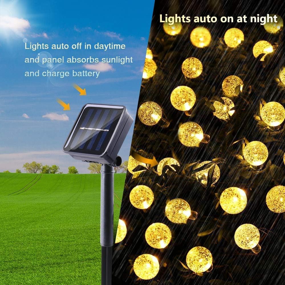 Toodour solar patio lights offer eight modes to adapt mood for outdoor gatherings.