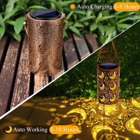 Toodour Waterproof Solar Lantern suitable for rain and snow on balcony