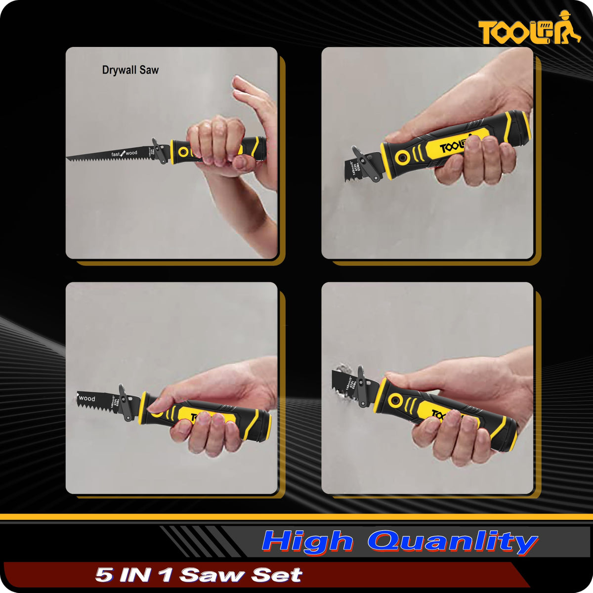 Toolan drywall-cutting application demonstrates precise drywall trenches.