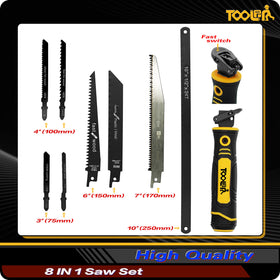 Toolan 8-in-1 handles drywall, metal, wood, and plastic with versatility.