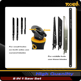 Toolan lockback mechanism secures blades for safe, precise blade changes.