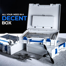 Toolant two-layer tool box for organized storage on site