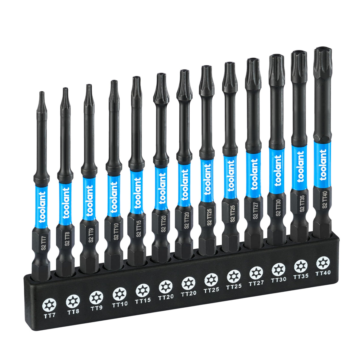 Toolant 3-inch impact torx bit set with magnetic holder for quick screw driving