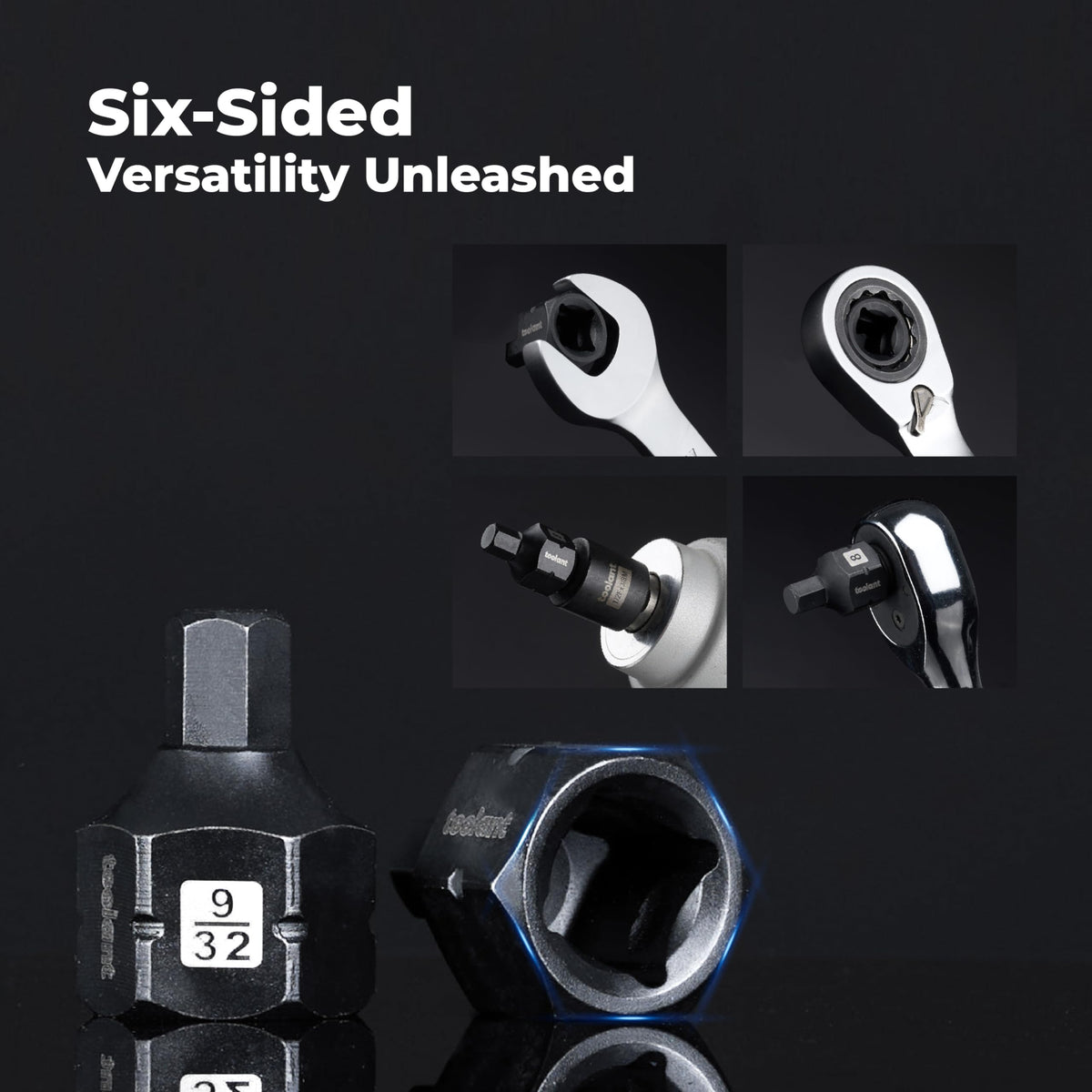Toolant socket set in S2 steel body for durable automotive tasks.