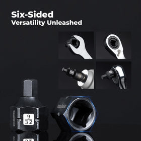 Toolant socket set in S2 steel body for durable automotive tasks.