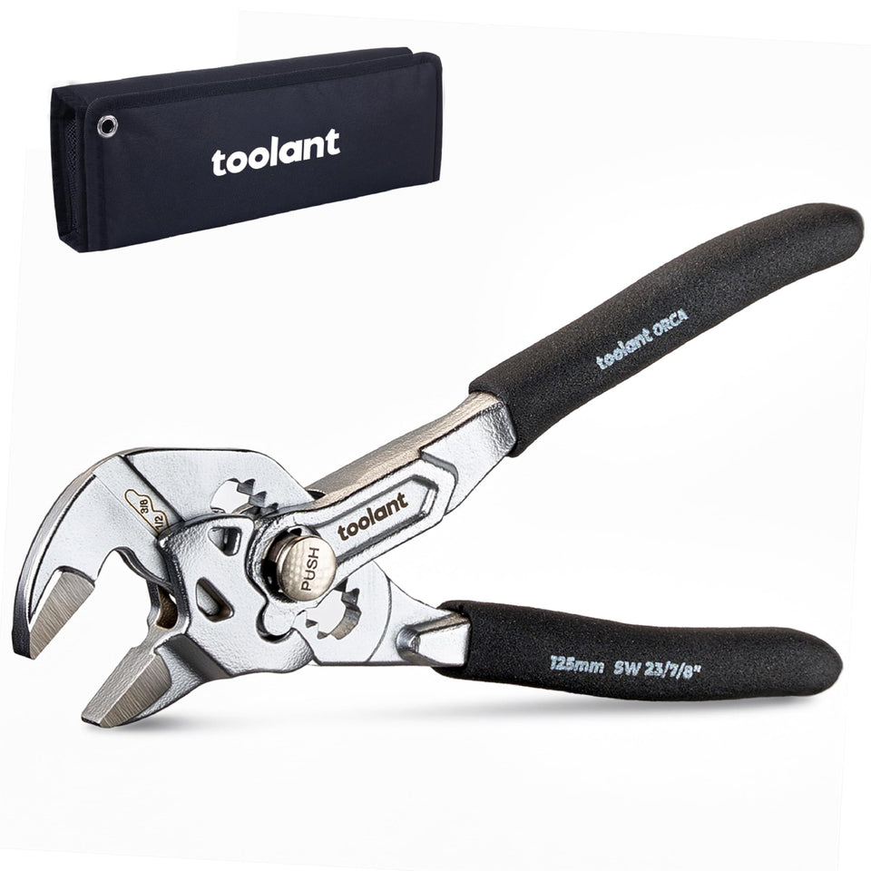 Toolant 5-inch chrome-plated pliers wrench with corrosion resistance for wet environments