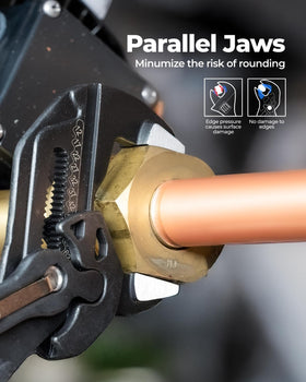 Toolant quick-adjustment feature lets you set the jaw size fast