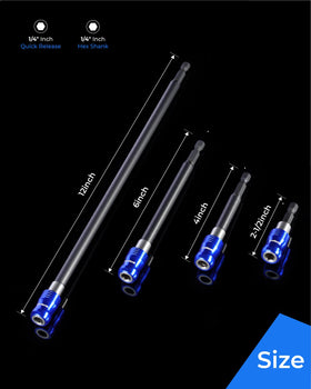 Toolant anti-wobble sleeve minimizes bit movement for precise work.