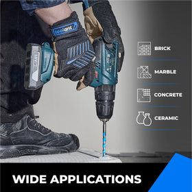 Toolant box of 10 masonry drill bits keeps tools organized