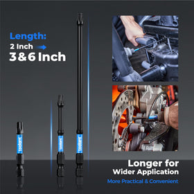 Toolant CNC machined tips ensure precise fit for tamper-proof torx bits