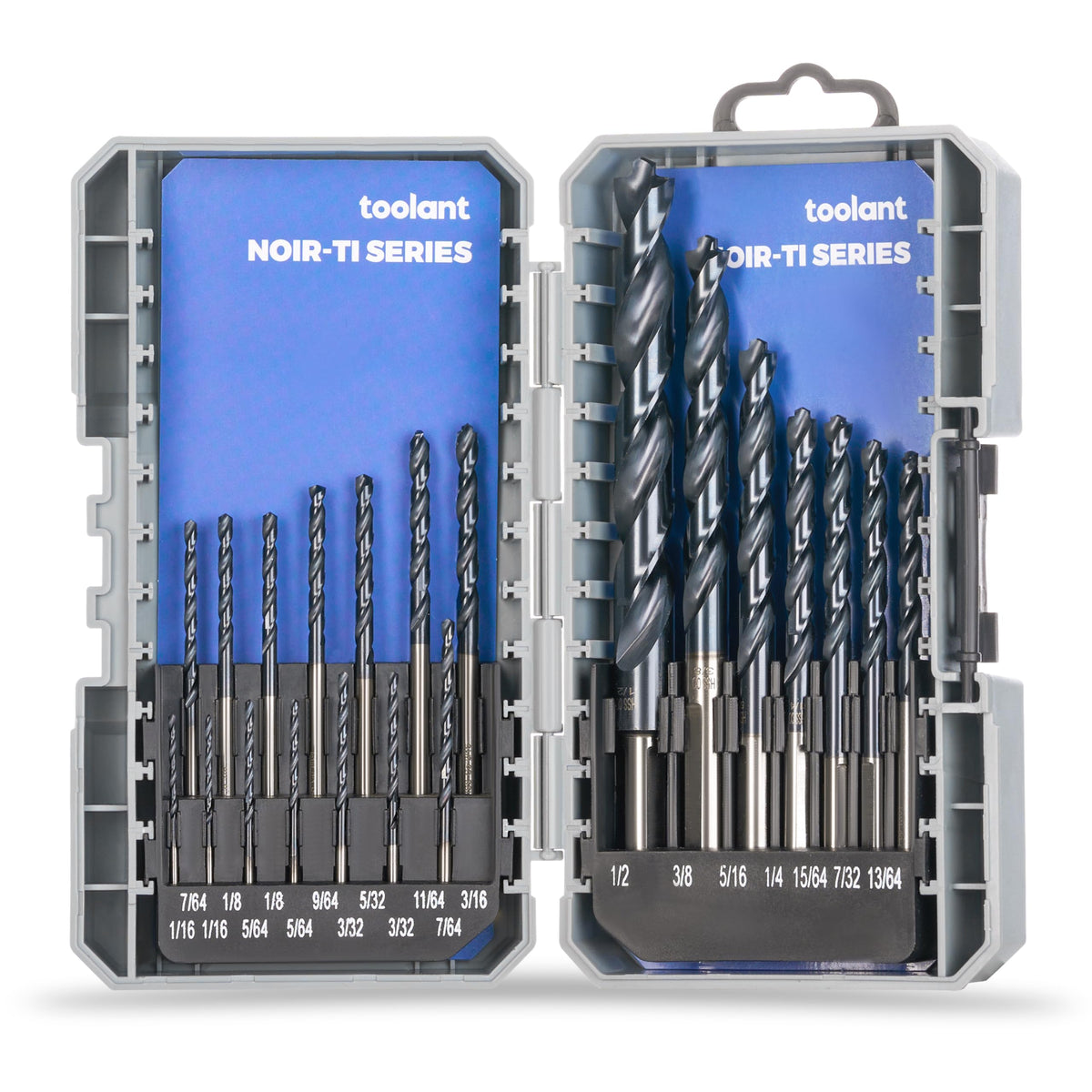 Toolant Cobalt Drill Bit Set Pro with bullet point tip for precise metal drilling