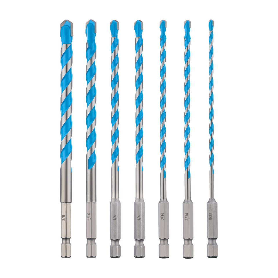 Toolant concrete drill bit set overview demonstrates durability for home projects