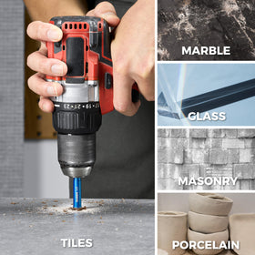 Toolant round shank compatibility with most drills and bench machines.