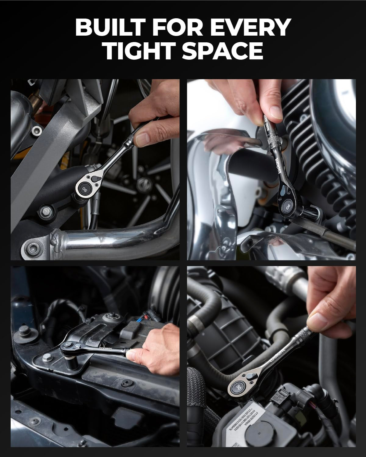 Toolant high-cycle design withstands frequent use with strong cycle life.