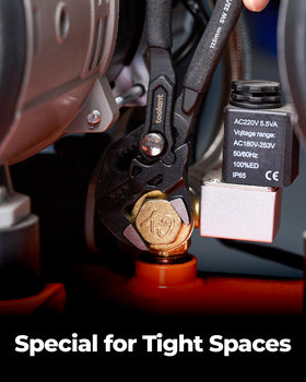 toolant quick-adjust push-button design speeds setup for fast fitting changes