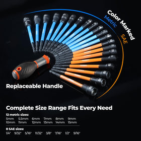 Toolant replacement handle for improved grip and precise control during installations.