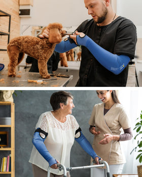 Toolant pruning and thorn handling sleeve for safe gardening