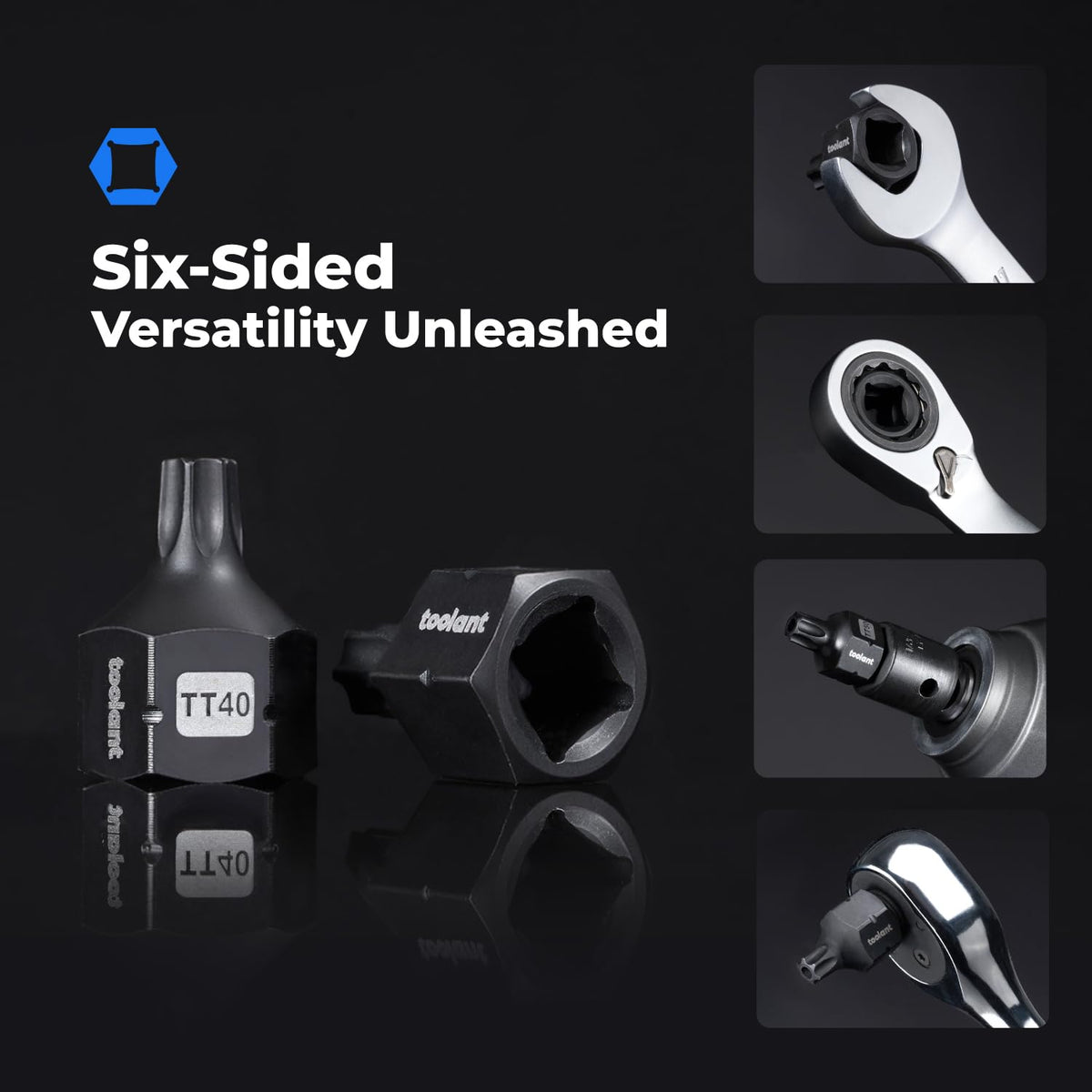 Toolant torx socket TT27 TT30 designed for high-torque applications.