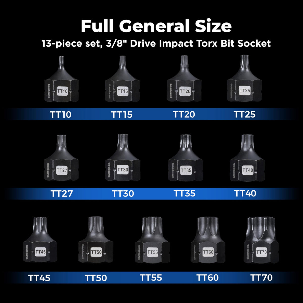 Toolant torx socket TT55 TT60 supports professional automotive tasks.
